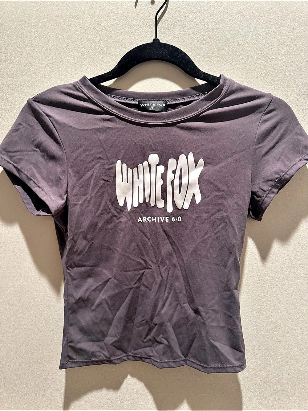 White Fox Archive 6-0 Short Sleeve Tee in Purple Like New